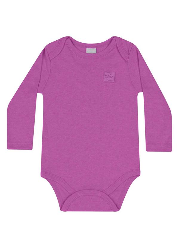 Quimby - Body Básico Unissex para Bebê Roxo