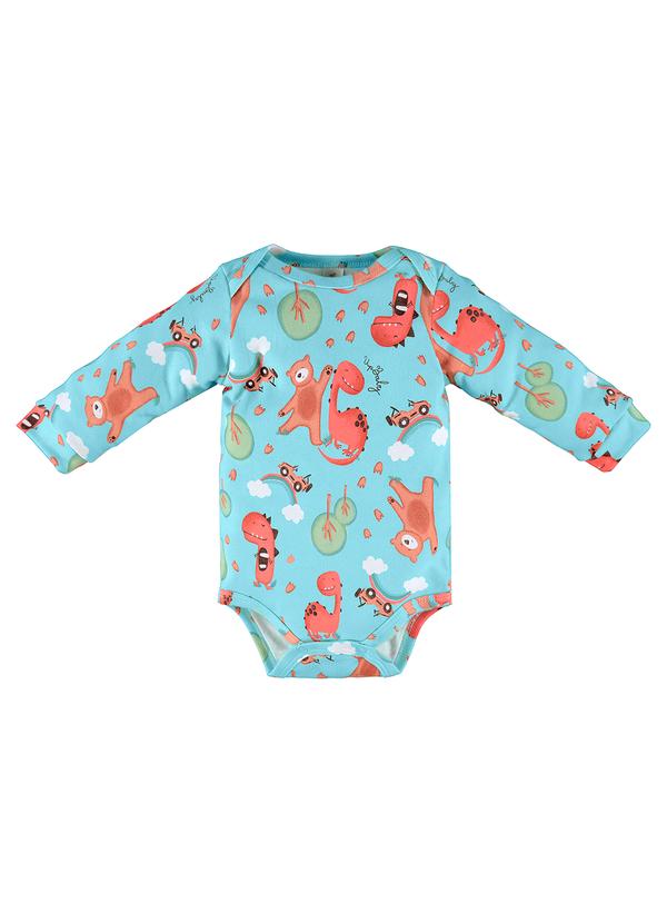 Up Baby - Body Bebê em Suedine Verde 1