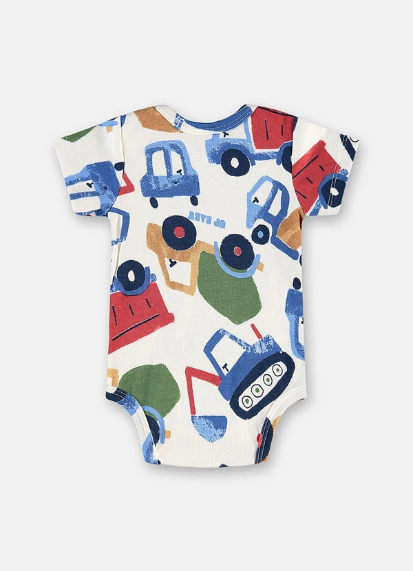 Up Baby - Body Bebê Masculino Suedine Estampado 2