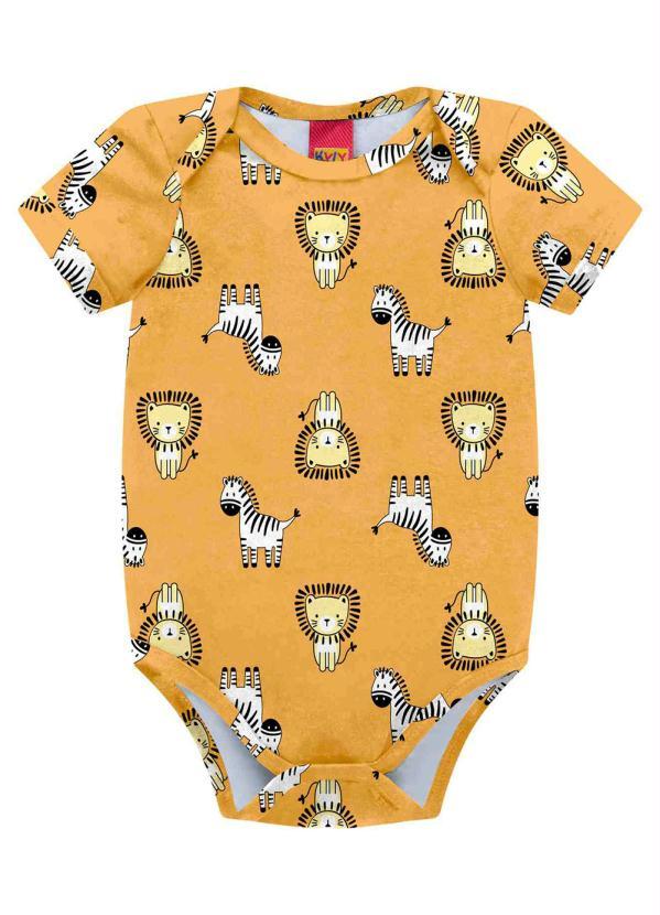 Kyly - Body Bebê Menino Amarelo