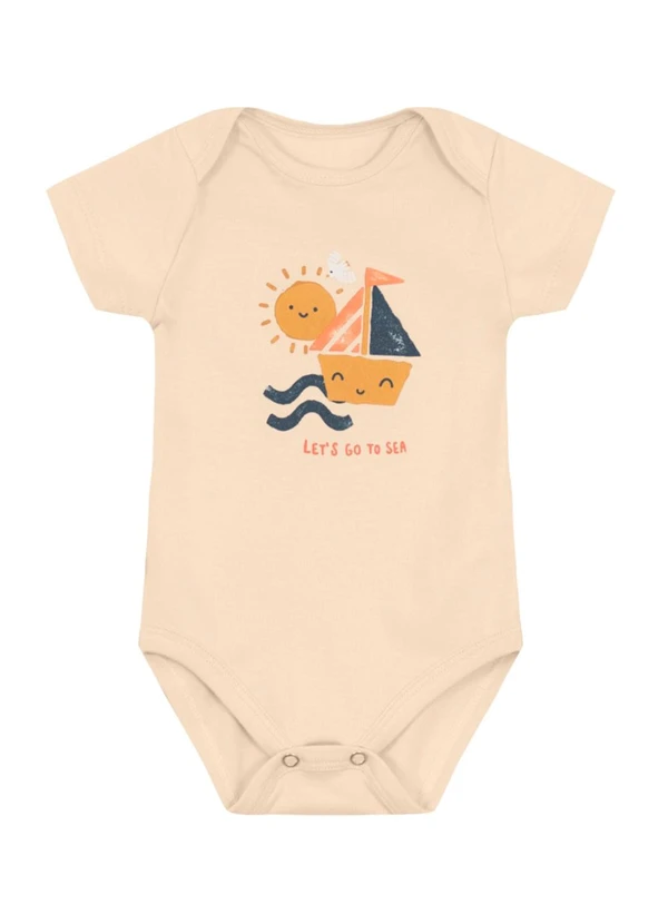 Brandili - Body Bebê Menino de Solzinho Natural 3