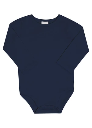 Pulla Bulla - Body Bebe Menino Malha Térmica Marinho - PULLA BULLA