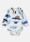 Up Baby - Body Bebê Suedine Premium Estampado - variação:  