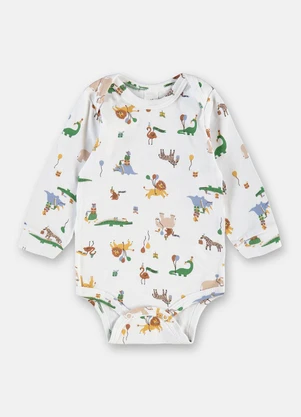 Up Baby - Body Bebê Suedine Premium Estampado - UP BABY