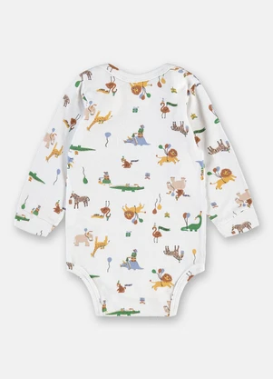 Up Baby - Body Bebê Suedine Premium Estampado - UP BABY