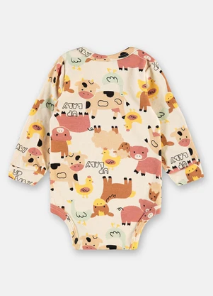 Up Baby - Body Bebê Suedine Premium Estampado - UP BABY