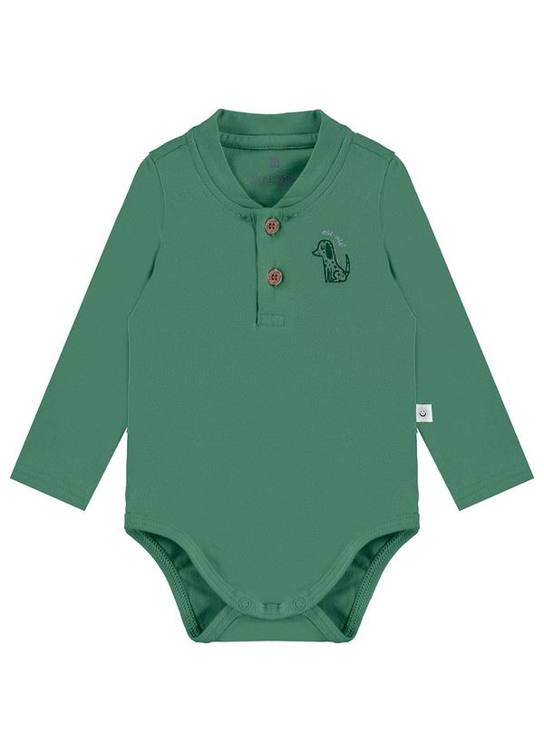 Malwee Kids - Body Cachorro Au Au Menino Verde