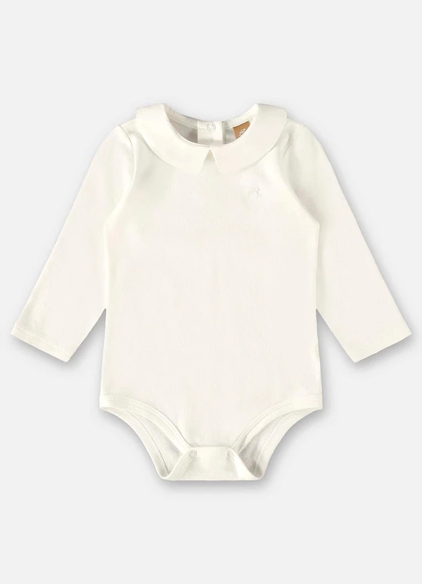 Up Baby - Body em Suedine para Bebê Menina Off White 3