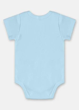 Body em Suedine para Bebê Menino Up Baby Azul - UP BABY
