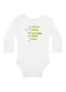 Quimby - Body em Suedine Unissex para Bebê Branco - variação: Branco