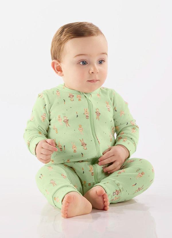 Up Baby - Body Essentials Bebê Menino Verde