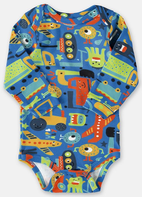 Up Baby - Body Essentials para Bebê Menino Azul
