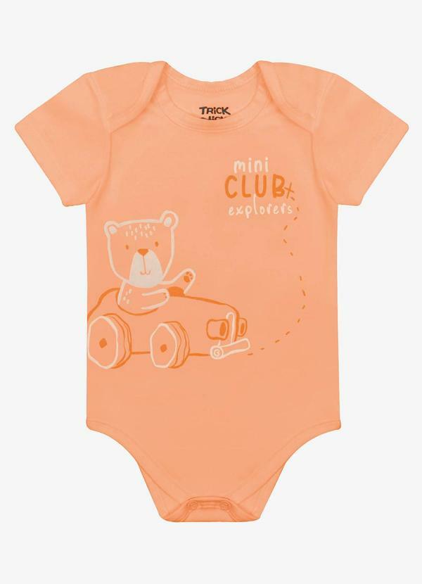 Trick Nick - Body Infantil Cotton Laranja