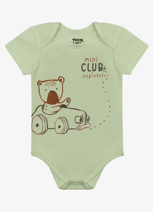Trick Nick - Body Infantil Cotton Verde