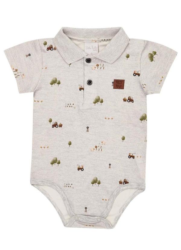 Pulla Bulla - Body Malha Cinza