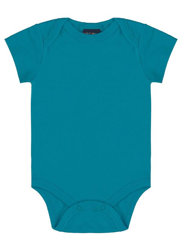 Guloseima - Body Manga Curta Básico Unissex Azul