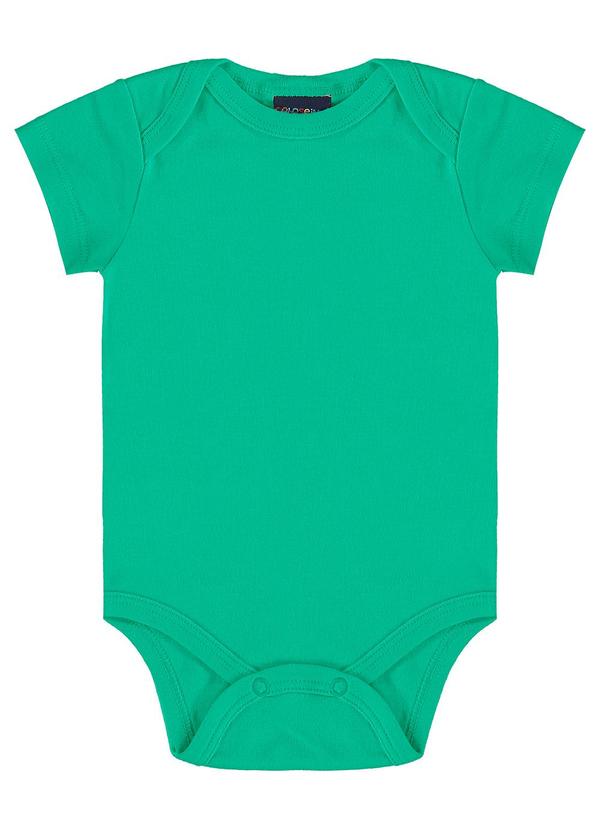 Guloseima - Body Manga Curta Básico Unissex Verde 1