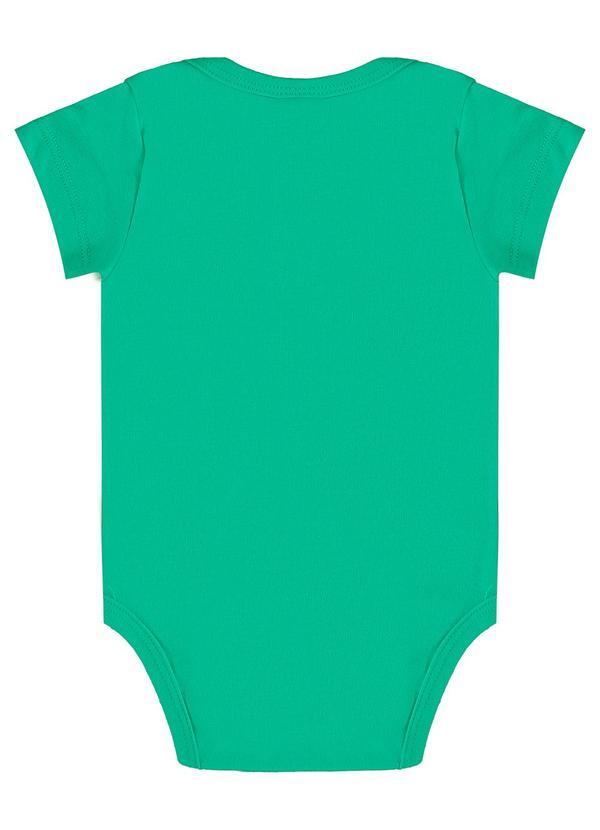 Guloseima - Body Manga Curta Básico Unissex Verde 2