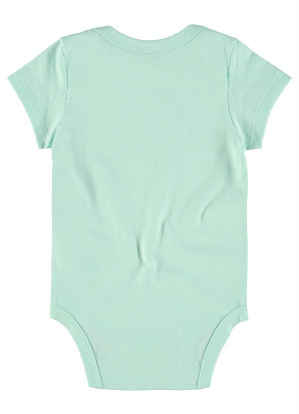 Quimby - Body Manga Curta Unissex Verde 2