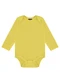 Guloseima - Body Básico Unissex para Bebê Verde - variação: Amarelo