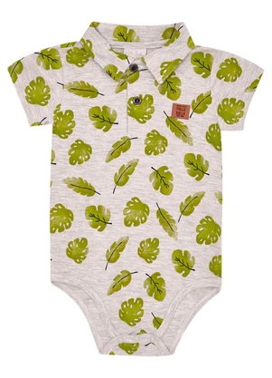 Pulla Bulla - Body Menino Cinza - PULLA BULLA