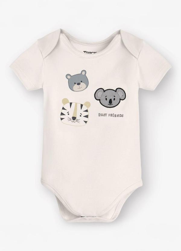 Trick Nick - Body Masculino Cotton Leve Bege 1