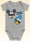 Fakini Kids - Body Mickey Cinza - variação: Cinza