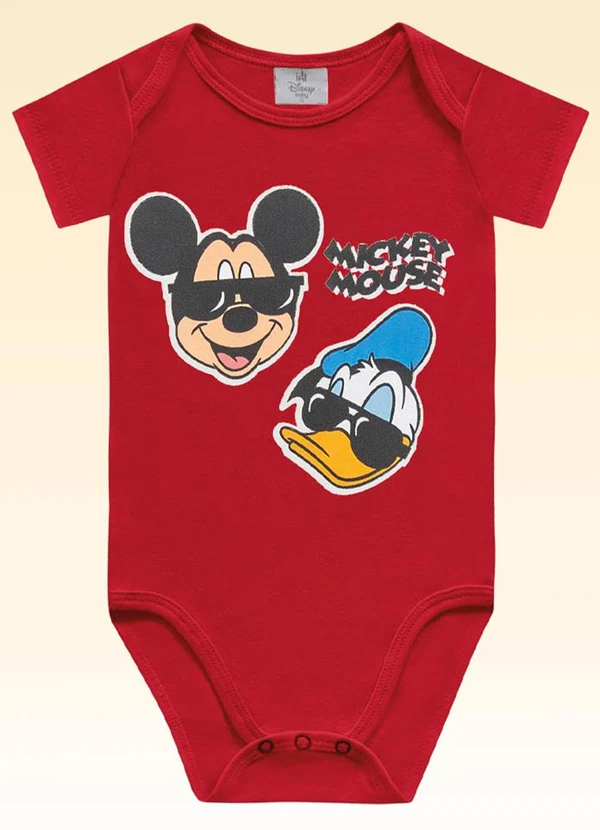 Fakini Kids - Body Mickey Vermelho