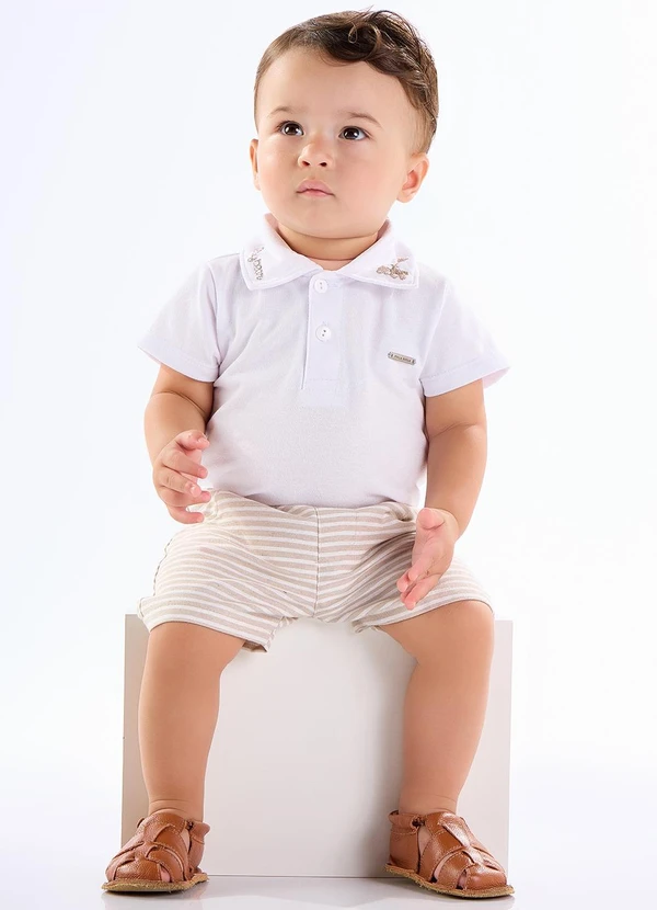 Pulla Bulla - Body Piquet com Elastano Branco 2