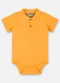 Up Baby - Body Polo em Suedine Bebê Menino Verde - variação: Laranja