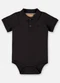 Up Baby - Body Polo em Suedine Bebê Menino Verde - variação: Preto