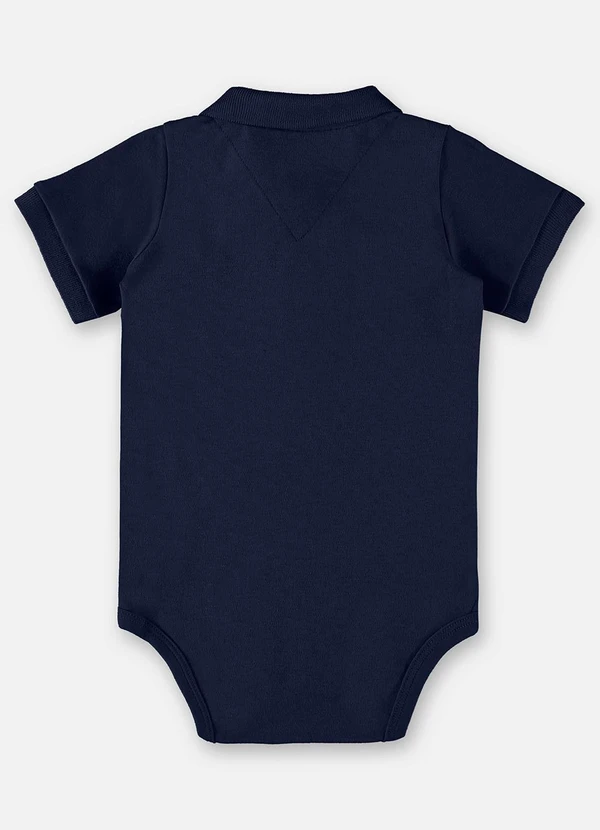 Up Baby - Body Polo em Suedine Menino Azul 2