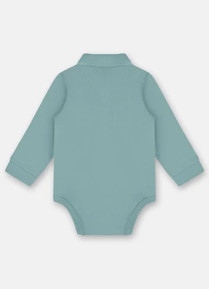 Up Baby - Body Polo para Bebê Menino Azul - UP BABY