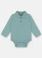 Up Baby - Body Polo para Bebê Menino Verde - variação: Azul
