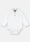 Up Baby - Body Polo para Bebê Menino Verde - variação: Branco