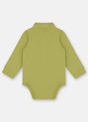 Up Baby - Body Polo para Bebê Menino Verde - UP BABY