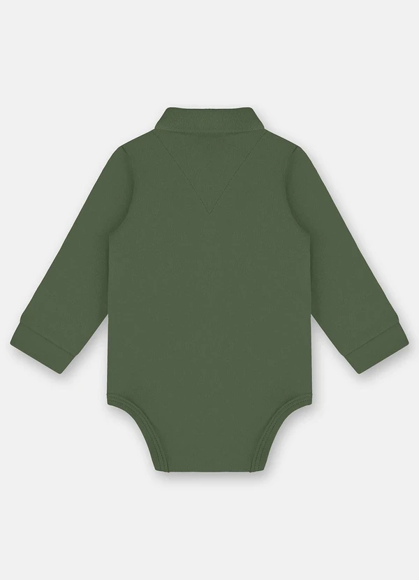 Up Baby - Body Polo para Bebê Menino Verde 2