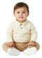 Malwee Kids - Body Polo Ursinho Amarelo - variação: Bege