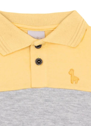 Pulla Bulla - Body Suedine Amarelo - PULLA BULLA