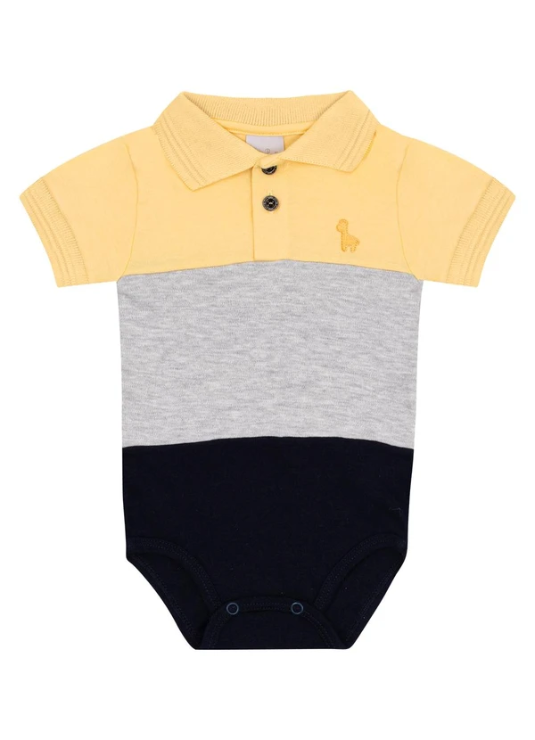 Pulla Bulla - Body Suedine Amarelo