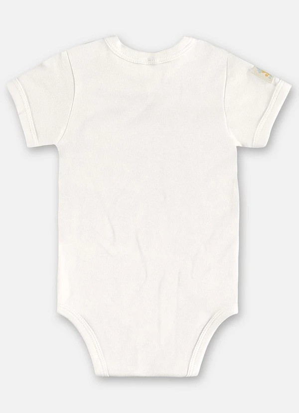 Up Baby - Body Suedine Bebê Menino Bege 4