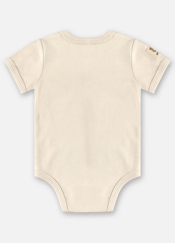 Up Baby - Body Suedine Bebê Menino Bege 4