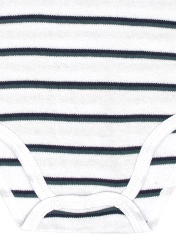 Pulla Bulla - Body Suedine Fio Tinto Branco 3