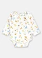Up Baby - Body Suedine para Bebê Menino Branco - variação: Branco