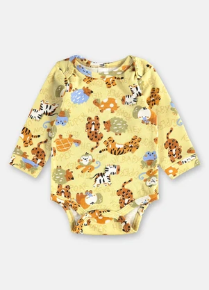 Up Baby - Body Suedine para Bebê Menino Verde - UP BABY