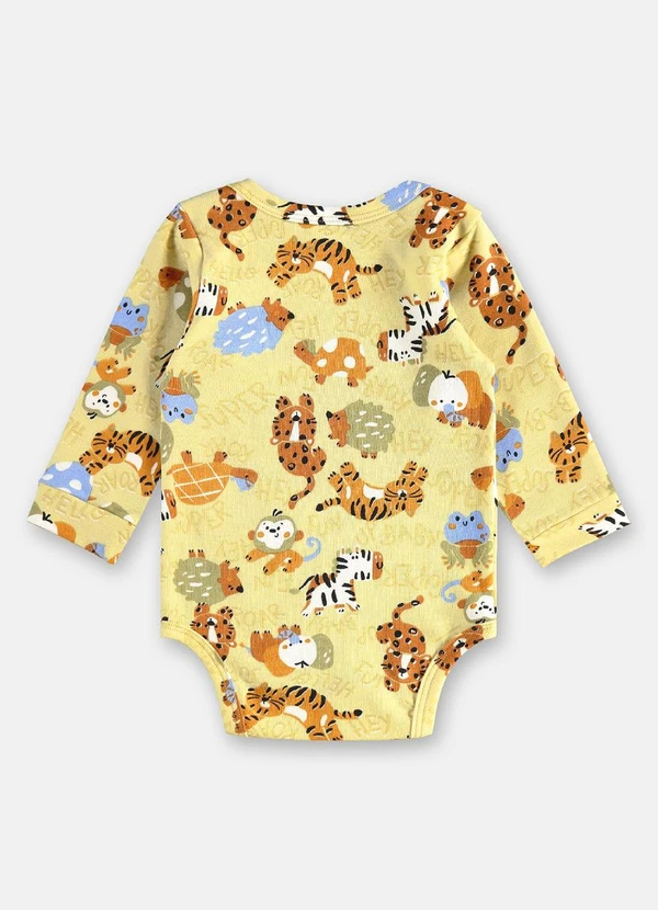 Up Baby - Body Suedine para Bebê Menino Verde 2