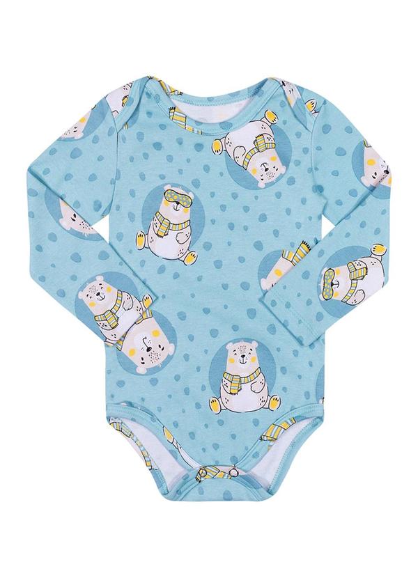 Alenice - Body Ursinho Unissex Azul