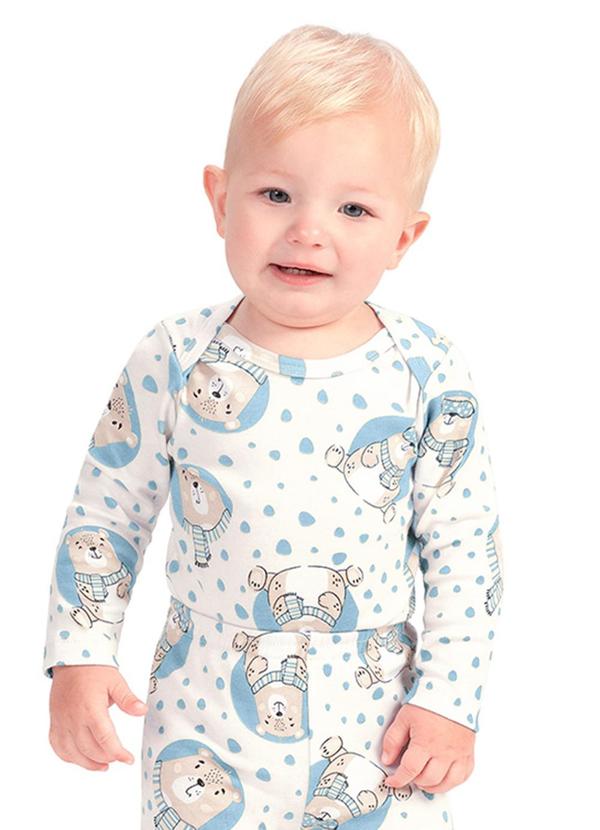 Alenice - Body Ursinho Unissex Branco