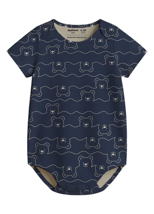 Malwee Kids - Body Ursinhos em Cotton Azul Marinho - MALWEE KIDS