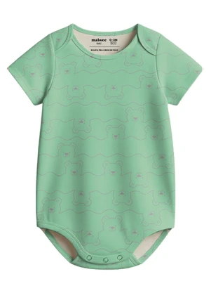 Malwee Kids - Body Ursinhos em Cotton Verde Água - MALWEE KIDS